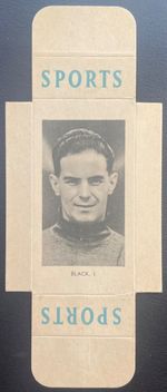 1951 PHILLIPS FOOTBALLERS IAN BLACK FULHAM SOUTHAMPTON PACKET SLIDE
