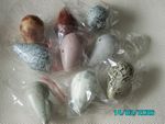 9 - DIFFERENT GUILLEMOT - REPLICA BIRDS EGGS - EMERALD EGG COLLECTION - HOLLOW