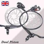 Pair Mountain Bike Hydraulic Disc Brake set Front&Rear 160mm Rotors for Shimano