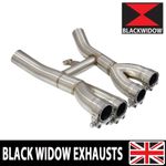 XJR 1200 XJR1200 XJR 1300 XJR1300 SP EXHAUST COLLECTOR BOX STAINLESS STEEL