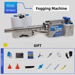 80K Platinum Disinfection Pulse Type Water Mist Smoke Double Tubes Fog Machine