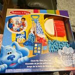 Melissa & Doug Blue's Clues & You! Clean-Up Time Play Set 9pc Age 3-4