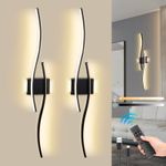 Wireless LED Wall Light Dimmable Wall Sconces Rechargeable LED Wall Lamp Remote