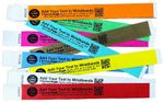 Wristbands Custom Printed Add Text Logo Personalise Made From Tyvek 1 inch Event