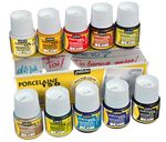 Pebeo Porcelaine 150 Ceramic Paint Set 10 x 45ml, Assorted Colours