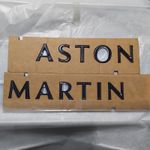 Genuine Aston Martin chrome Rear Script Badge