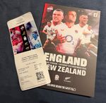 England vs New Zealand Rugby Autumn Nations Series Programme & Ticket 15/11/25