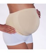 Cantaloop Seamless Pregnancy Bump Support Belt - Size 2 Small - Tan_Nude_Tytex