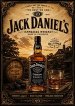 Jack Daniel’s Vintage Style A4 350gsm Print