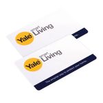 Yale RFID Key Card Twin Pack- Conexis L1 Smart Lock Keyless Connected Smart Lock
