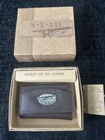 Spirit of St Louis Aviation Leather Wallet ,  Key holder Pouch - RARE