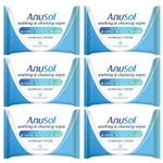Anusol Soothing & Cleansing flushable and biodegradable 30 Wipe - Pack of 6