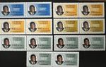 TOGO- 1987 REVENUE STAMP- 100-2000 francs- ONLY SET AVAILABLE ANYWHERE- RRR