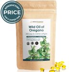 200x WILD OIL OF OREGANO SOFTGEL CAPSULES 388MG, 138MG CARVACROL (92%) HIMALAYAN