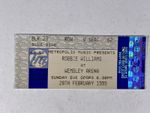 Robbie Williams Concert Ticket Original Wembley Arena London 28th February 1999