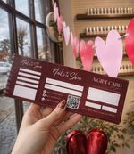 Personalised Gift voucher book for beauty business, 40 vouchers/book, gift card