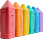 Jumbo Sidewalk Chalk 6 Colors Washable Non-Toxic Chalk for Kids Outdoor Games UK