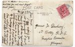CURRAGH CAMP 1912 CANCEL ON KGV 1d RED TO MARYHILL BARRACKS GLASGOW REF 70