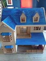 Large Sylvanian Families House Fully Furnished + Hand Painted Collection Only