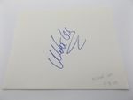 7" x 6" AUTOGRAPH BOOK PAGE SIGNED BY MICHAEL LEE - SPEEDWAY