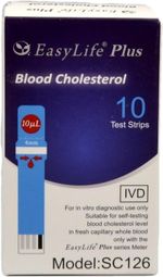 Easylife Cholesterol Test Strips (10 Pcs/Vial)