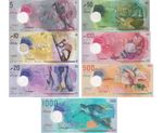 Maldives Set 7 UNC 5 10 20 50 100 500 1000 Rufiyaa 2017-2025 Polymer A26-36 NHB