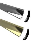 Stormguard Aluminium Rain Deflector Door Weather Strip Water Drip Bar 32mm