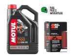Oil & Filter Kit K&N For KTM 1290 SUPERDUKE GT A 2016-2021 Motul 7100 10W50