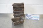 10 Loaf CakeTins Well seasoned, each tin 18cm L x 12cm W x 7cm Deep  FREE P+P