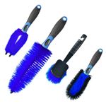 Oxford Brush & Scrub 4 Piece Set Motorcycle Bike Cleaning Brushes Maintenance