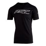 RST Race Department Logo T-Shirt Black/White Sports Urban Casual Men's Top