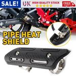 Universal Exhaust Muffler Pipe Heat Shield Cover Guard Motorcycle Motorbike New
