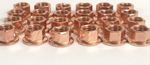 Brass M8 K Nuts for Kart Wheels 10mm Spanner Size- Rotax - X30 Cadet - TonyKart