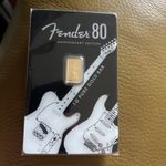 PAMP Suisse Fender 80th Anniversary 1g .9999 Fine Gold Bar 
