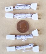 Dolls House Lighting Strip Extensions 4 Single 1:12 Scale Lights 071 tumdee