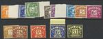 GB 1959-63 Postage Due ½d-£1 D56-68 u/m Cat £65