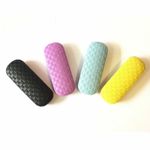 C26 Purple Weave Pattern Ladies Spectacle Reading Glasses Hard Case Faux Leather