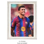 Rodri Hand Signed Barcelona NEW 25/26 Season Spain Star Photo PSA Approved, COA