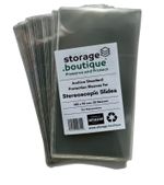 Stereoscopic Slide Stereoview Sleeves ARCHIVE STANDARD Acid Free 180 x 95 mm, 50