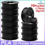 10kg Geeetech PLA 3D Printer Filament 1.75mm 1kg/roll Black PLA Filament NEW