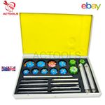 Large Carbide Mounted Valve Seat Cutter 12 X Set 30 45 70 (20 Degrees) UK