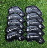 NEW UK 10Pcs 3-9-PSA Golf Club Iron Head Cover Taylormade Classic logo Magnet##