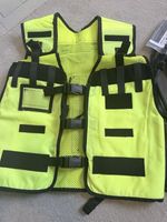 Tactical Hydration Vest Hi Viz with Camelback Reservoir (UNUSED) Water Bag