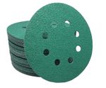 Sanding Discs Green Ø 125mm 8 Hole P40-P2000 Hook and Loop Discs Eccentric Hook and Loop