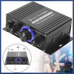 Power Digital Amplifier HIFI Mini Stereo Audio AMP USB FM Mic Home Car 40W 2025