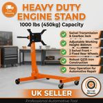 Engine Stand Gearbox Support 1000 lbs 450kg Heavy Duty Swivel Transmission