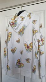 Supreme x Gonz Butterfly Hoodie Large Rare All Over Print FW15 Good Condition