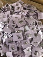 Job Lot 20 Pairs Handmade Charm Earrings Packaged Ready For Resale - Random Mix
