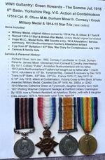 WW1 Military Medal Group to 8th Green Howards, Yorkshire Reg. VC Action Jul 1916