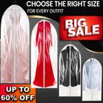 PREMIUM Long Dress Bags Clothes Suit Covers Storage Travel Garment Bag Cover UK